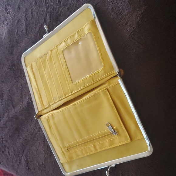 Leather Orange wallet - Picture 2 of 2